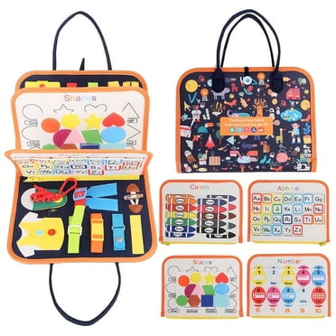 Planche d'Activités Montessori Jouets pour Filles et Garçons Cadeaux, Jouets Sensoriels pour Tout-Petits,