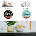thumbnail image 4 of Hearth & Gear Clean Dishwasher Dishwasher Clean Sign Kitchen Reversible Dish Washer Sign Refrigerator Flip With Mag Netic Plate (Flower) Smelly Stickers Scratch And Sniff Stickers Set Girl Skateboard, 4 of 6