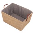 thumbnail image 3 of Poubelle de Rangement Pliable, Panier de Rangement Multifonctions Pliable Exquis pour Livres pour Garde-Robe pour Jouets Jaune Pâle, 3 of 8
