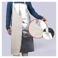 thumbnail image 4 of Heat Resistant Apron Fireproof Thermal Insulation Workshop Aluminum Foil for Crafting Welding, 4 of 6