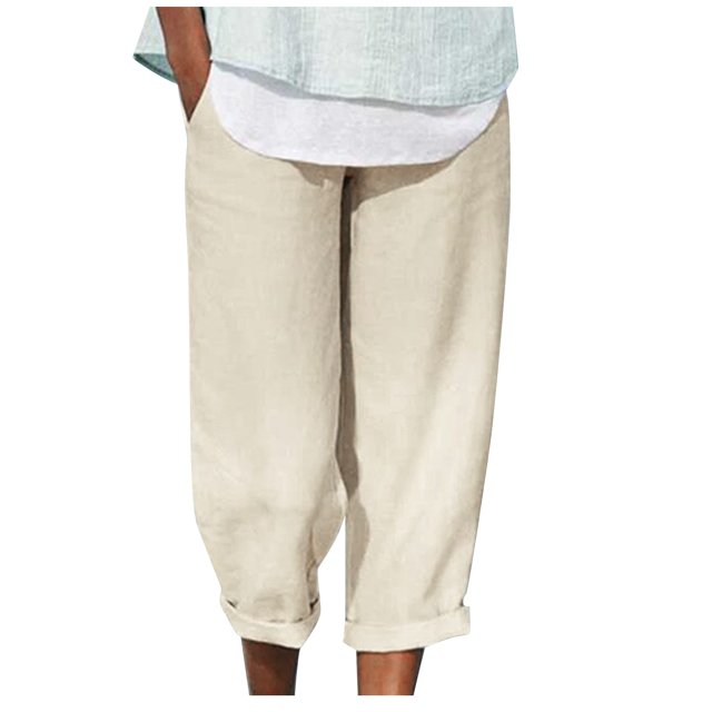 Birdeem Pantalon Grand Décontracté Mode Ample Couleur Unie Été pour Femmes