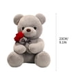 thumbnail image 3 of RXIRUCGD Cadeau de la Saint-Valentin Peluche Ours Rose Poupée Câline Poupée Poupée Fille, 3 of 4