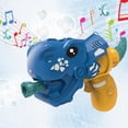 thumbnail image 4 of Machine à Bulles Musicale pour Enfants Bleue en Abs Tire-Bulles Automatique avec Effets Lumineux et Solution Incluse Jouet d'Amusement Estival pour l'Extérieur 8.86 X 5.71 X 2.95 Pouces Bleu, 4 of 8