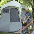 thumbnail image 2 of CORE Instant Camping 7 x 3.5-Foot 2-Room Utility Shower Tent with Changing Room, 2 of 6