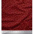 thumbnail image 1 of Soimoi polyester Crepe Fabric Cosmos Floral Print Fabric by Yard 42 Inch Wide, 1 of 3