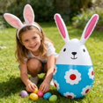 thumbnail image 4 of TIELUTT Easter Inflatable Bunny Rabbit with Colorful Eggs Holiday Blow Up for Indoor Outdoor Garden Yard in Hot Dog Form Propelled Inflatable 305cm Inflatable Pool Mannequin Inflatable Inflatable Bab, 4 of 5