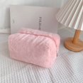 thumbnail image 5 of Plush Makeup Bag Soft  Portable Cosmetics Bag For Girls, 5 of 5