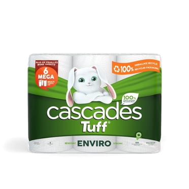 Cascades Tuff Enviro Paper Towels, 6 Rolls, 160 Sheets, 2-Ply