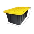 thumbnail image 4 of Durabilt 15 Gallon Tough Plastic Storage Tote - 6pk, 4 of 10