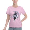thumbnail image 1 of T-Shirt Basique à Manches Courtes pour Femmes Demon Slayer Papillon Ninja, 1 of 6