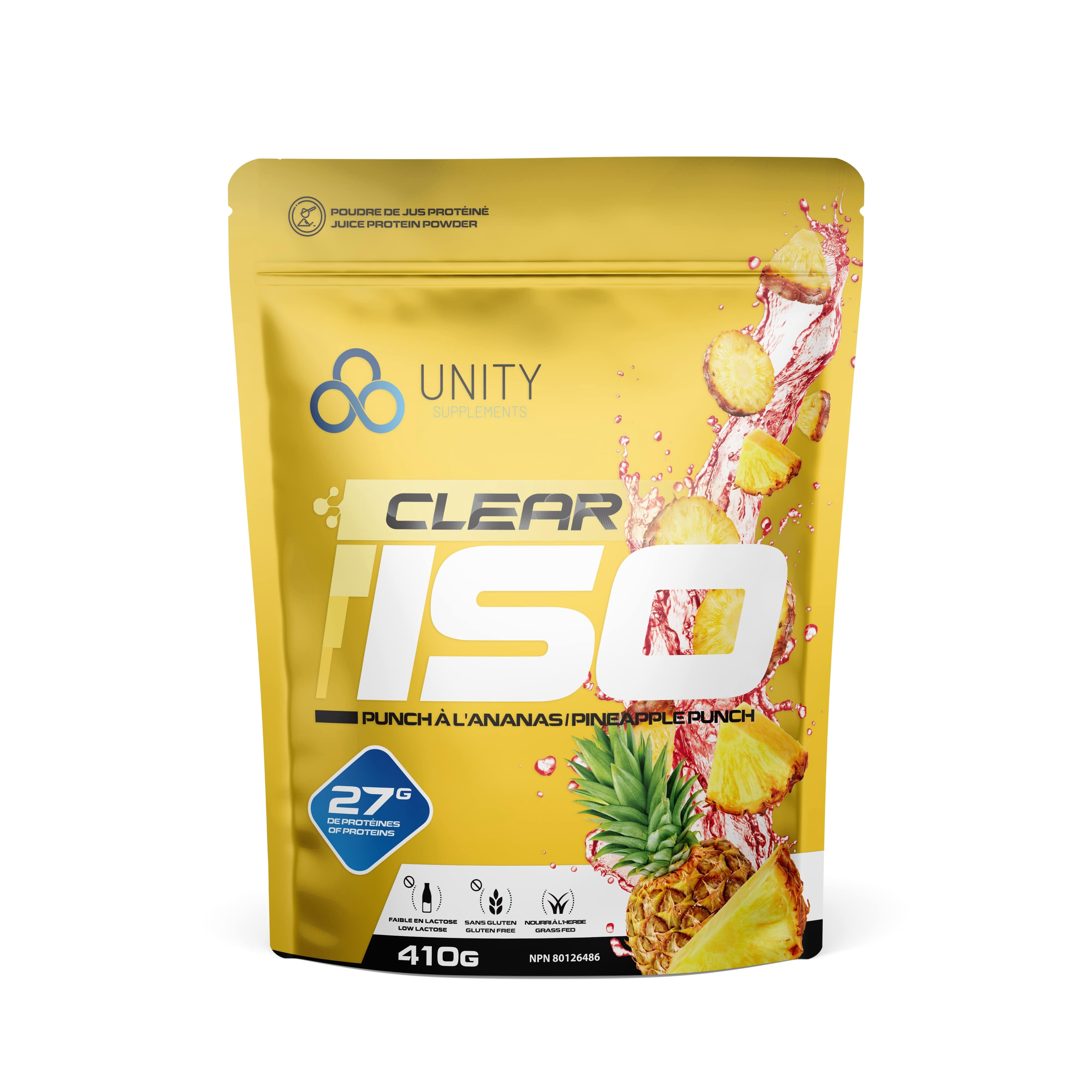 Unity Supplements - Juice Protein 410g - Pineapple Punch Dietary Supplements