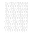 thumbnail image 2 of Rongfmy 50Pcs Christmas Light Clips Hooks for Deck Festival Tree Branch White, 2 of 9