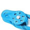 thumbnail image 2 of 26KN Aluminium Alloy Heavy Duty Single Swivel Rope Pulley Block For 12mm Rope Climbing, 2 of 8