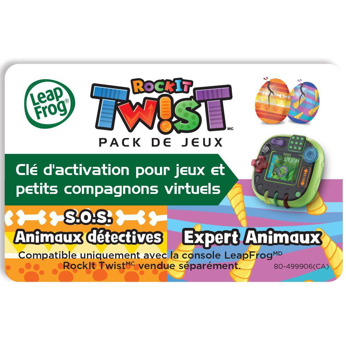 LeapFrog RockIt Twist™ 2 Pack: Penelope Penguin: Pet Detective and Animals, Animals, Animals - Version française