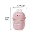 thumbnail image 3 of Yhmxh Kitchen Organizers and Storage Mini Trash Can With Lid Cute Tabletop Flip Small Trash Can 0.35 Gallon Tabletop Trash Can Suitable For Bathroom Kitchen Office Dressing Table Trash Trash Can, 3 of 4