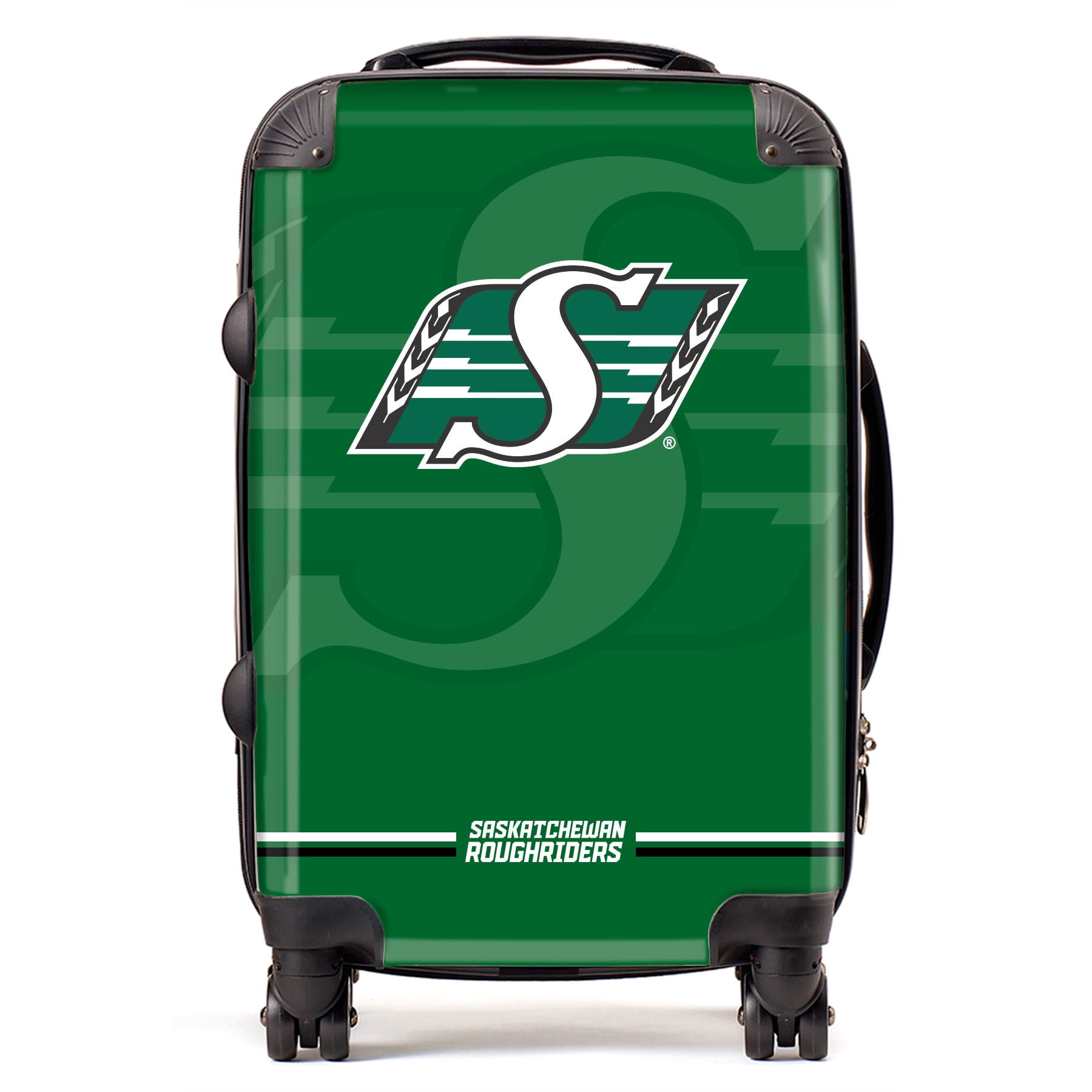 Saskatchewan Roughriders Goal Line Luggage, Carry-on Suitcase, 360° Spinner Carry-on, Custom Luggage, Luggage Set, Travel, TSA Lock