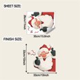 thumbnail image 3 of Fwttom Santa Claus Bedroom Living Room Home Wall Beautification Wall Sticker Window Sticker, 3 of 7
