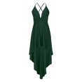 thumbnail image 4 of EQWLJWE Robes d'Été pour Femmes 2023 Robes pour Ados Mode Femmes Été Décontracté Uni Col en V Camis Sans Manches Gilet Robe Longue, 4 of 6