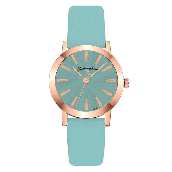 EGNMCR Women's Quartz Watch Ladies Fashion Watches Clocks Watches Leather Casual Dresses Wrist Crystals Dish Towel