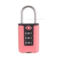 thumbnail image 1 of 1PC TSA Customs Colorful Code Lock For Travel Luggage Password Changeable Lock Contrast Color Design Padlock Cabinet Locker 2# N, 1 of 6