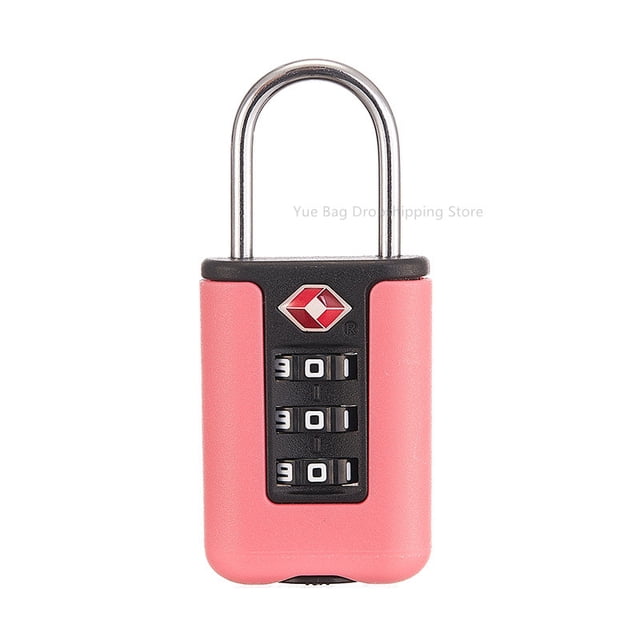 1PC TSA Customs Colorful Code Lock For Travel Luggage Password Changeable Lock Contrast Color Design Padlock Cabinet Locker 2# N