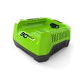 thumbnail image 1 of Greenworks PRO 80V Lithium Ion Single Port Rapid Battery Charger, 1 of 6