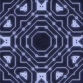 thumbnail image 1 of Ahgly Company Tapis d'Intérieur Lavables en Machine pour la Zone de Pervenche Violette, 7' Carré, 1 of 7