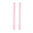 thumbnail image 2 of Binding Comb, Binding Spine 10 Pcs 30 Hole Wear Resistant Cuttable  For Office Pink, 2 of 8