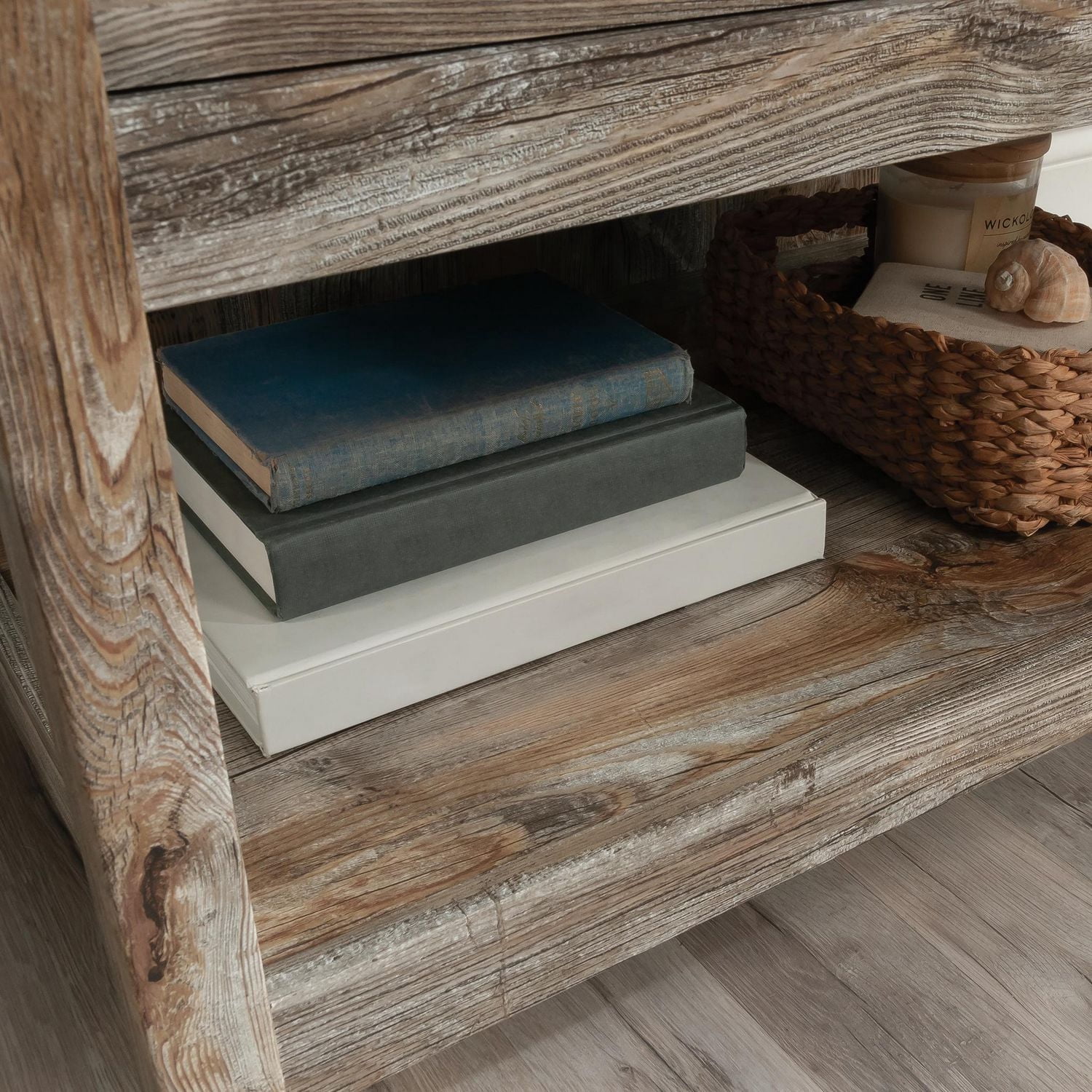 Sauder La Collection Granite Trace Classeur latéral, Finition Rustic Cedar, 433951