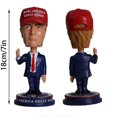 thumbnail image 3 of Mini Figurine Collection Donald Trump . 7" high. Lifelike Character, Hand-Painted Novelty Gift, with Red Hat, 3 of 7