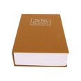 thumbnail image 1 of Small Book Safe, Durable Sturdy Book Safe Combination Lock  For Traveling Brown, 1 of 8