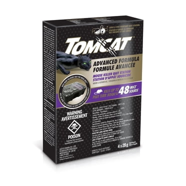 Station D’appât Souricide Tomcat Formule Avancée 4 x 28g