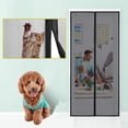 thumbnail image 3 of Labymos Upgrade Hands Free Magnetic Screen Door Mesh Curtain Keeps Bugs Out Full Frame Magnets, 3 of 8
