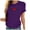 Purple, variant on fartey Graphic Top for Women Summer Heartbeat ECG Heart Print Casual Tshirts 2023 Roomy Comfy Crewneck Short Sleeve Blouses
