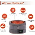 thumbnail image 2 of Heating pad  Wireless heating pad with massager  portable heating pad back support  Heating Back with Belly Warm waist support 3 quick heating massage modes, 2 of 7
