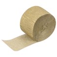 thumbnail image 1 of Unique Bargains Crepe Paper Streamer Crepe Paper Decoration 82ft Long 1.77 Inch Wide, Gold Tone, 1 of 5