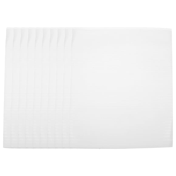 Miangastore 50 Pcs 25x30cm Pochettes Coussin Enveloppement Sécuritaire Tasse Vaisselle Verrerie Porcelaine Fournitures d'Emballage pour Déménagement Rangement (Blanc)