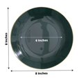 thumbnail image 3 of CUITING 10 Pack Glitter Gold Clear Hammered Plastic Charger Plates  Round Disposable Serving Plates With Gold Rim - 13”, 3 of 11