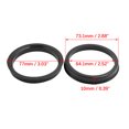 thumbnail image 3 of Unique Bargains 4pcs Plastic Hub Centric Rings Wheel Bore Center 73.1 to 56.6mm, 3 of 5