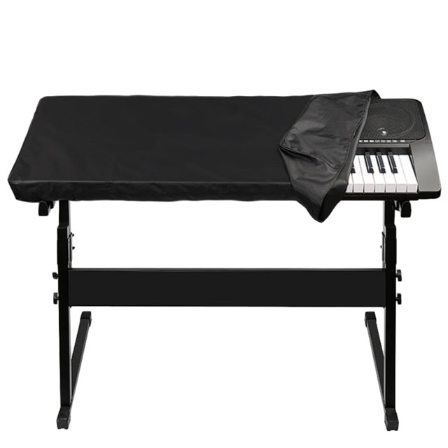 EIGTHTAIL 88 Keys Piano Keyboard Dust Cover Digital Piano Dust Cover Protecto with a Stretchable Drawstring Rainproof Cloth Black