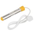 thumbnail image 2 of Stainless Steel Heating Tube Heating Rod, Immersion Water Boiler, For Washbasins, Plastic Buckets UK Plug 220V Home Travel Yellow Non-Automatic Power Off, 2 of 8