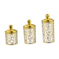 thumbnail image 3 of Siruishop 3 Pcs Bocal à Café, Pot à Biscuits, Portable, Contenant de Rangement pour Aliments Contenant de Rangement pour Grains de Café pour Sucre Noix Collations Pâtes B, 3 of 8