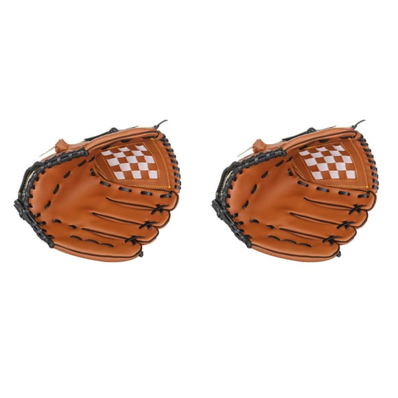 CUITING 2 Pcs Gants de Baseball Épaissis pour Terrain Intérieur, Mitaines de Softball Sport pour Enfant, Enfants Tout-Petits Hommes