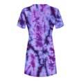 thumbnail image 4 of SMihono Robe Maxi Bohème d'Été pour Femmes Grande Taille Mode pour Femmes à Col Rond à Manches Courtes Robe Chandail Imprimée Robe de Plage Évasée, 4 of 4