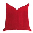 thumbnail image 1 of Plutus PBRA1381-1616-DP Coussin Décoratif de Luxe Rose Ambre en Rouge, 16 x 16 Po, 1 of 3