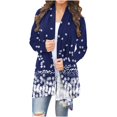 thumbnail image 1 of Cardigans pour Femmes Cardigan à Manches Longues Imprimé Floral Veste en Liquidation, 1 of 5