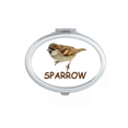 thumbnail image 1 of Food Search Sparrows Birds Mirror Portable Fold Hand Makeup Double Side Glasses, 1 of 3