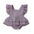 thumbnail image 1 of Combinaison Solide Sans Dos pour Bébé Enfant Fille Combinaison Solaire, 1 of 6