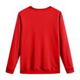thumbnail image 3 of T-shirts Surdimensionnés Chemises pour Femmes 2023 Mode Col Rond Décontracté Manches Longues Chandail Imprimé d'Halloween Hauts Blouse Costumes d'Halloween pour Femmes en Liquidation, 3 of 4