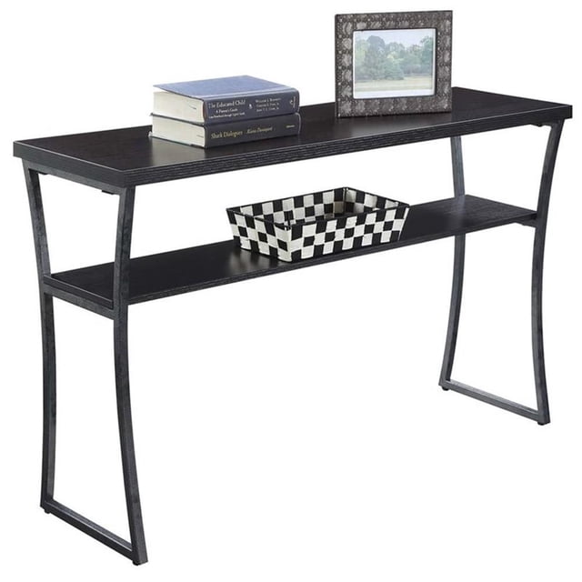 Convenience Concepts X-Calibur Console Table in Espresso Wood Finish